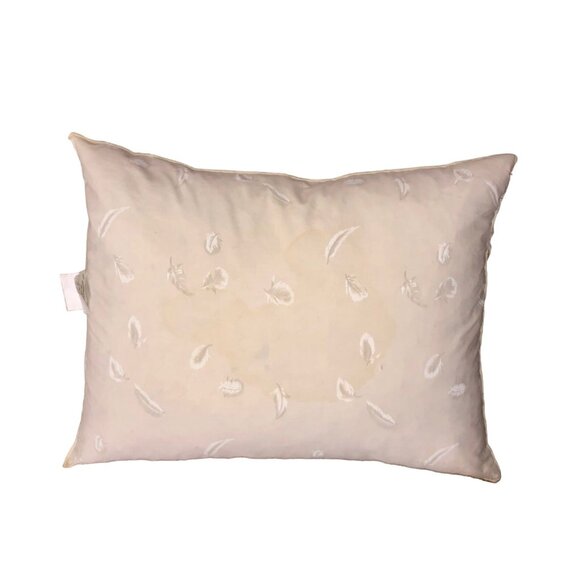 Holland Home Fashions Feather Pillow Used Standard Size Farmhouse - Picture 2 of 8